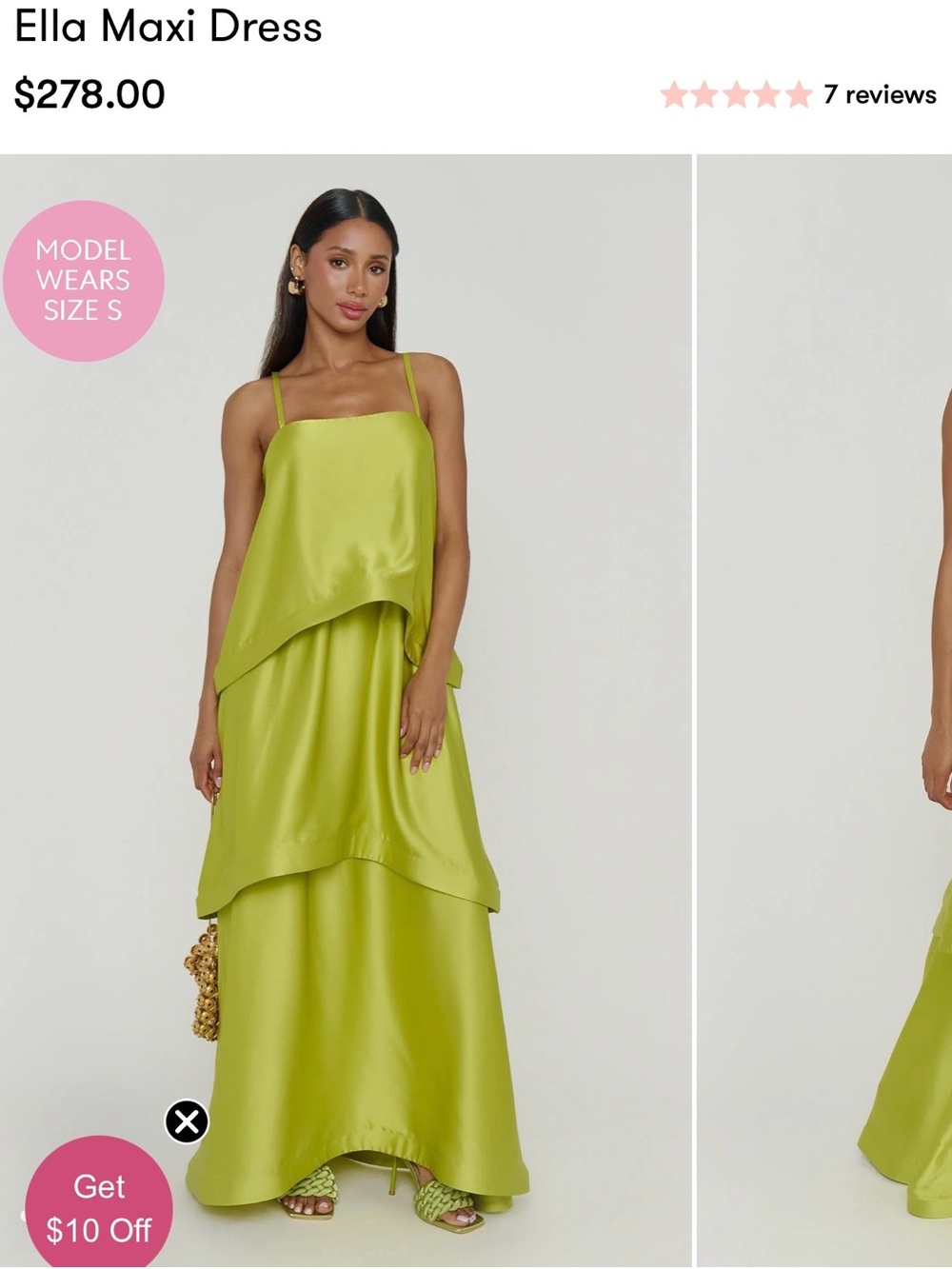 Show Me Your MuMu Ella Maxi Dress - Lime